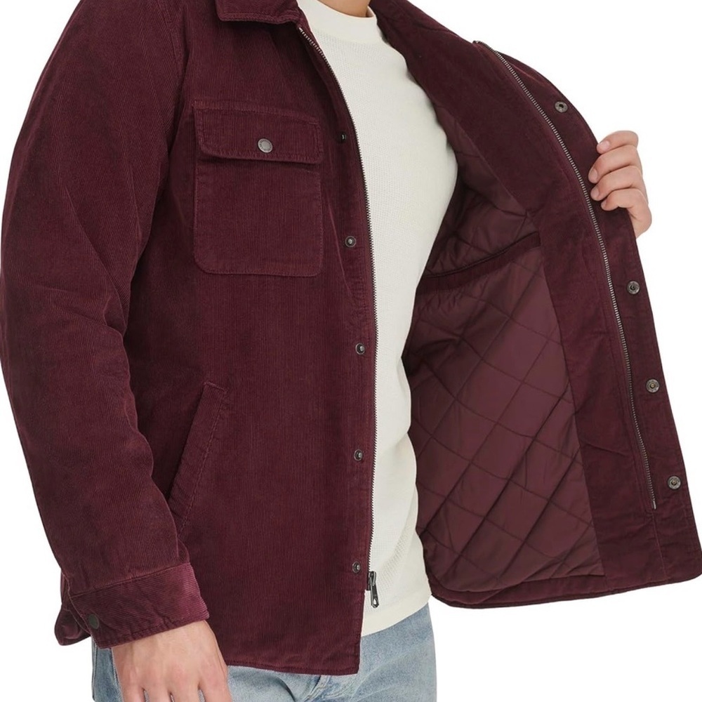 Levi's Men's Deep Red Corduroy Jacket